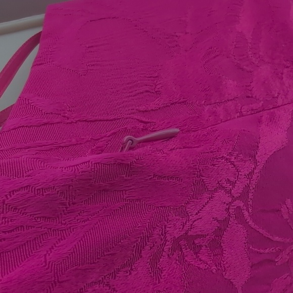 Zara JACQUARD Midi/Maxi DRESS WITH SCARF Size Medium - Picture 4 of 8